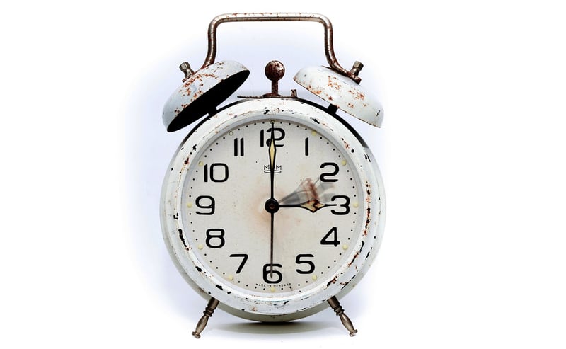 Clock showing different time zones